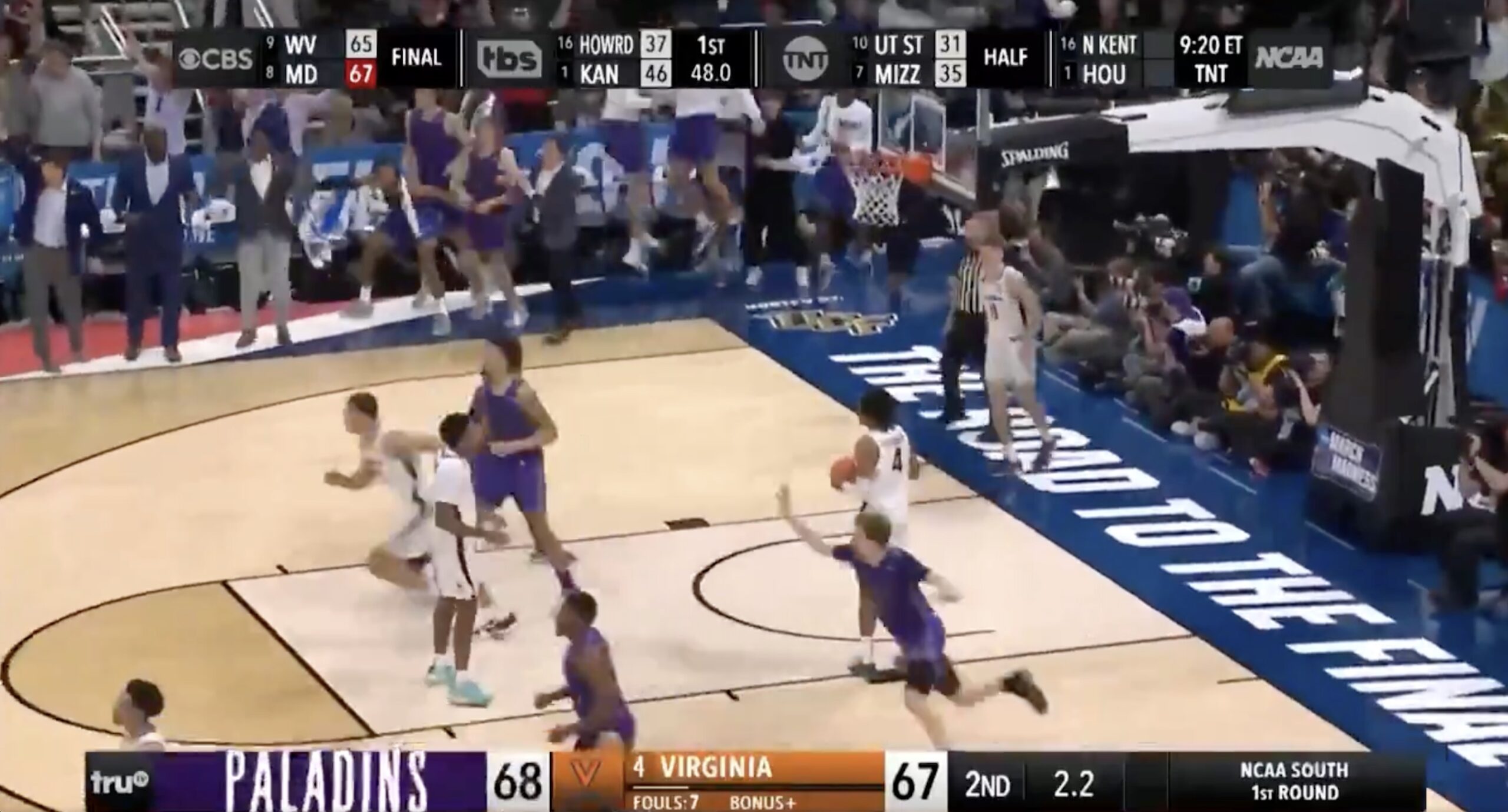 UVA falls to No. 13 seed Furman 68-67