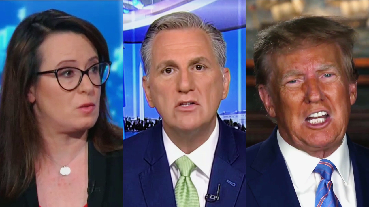 Maggie Haberman Calls Out McCarthy For 'Threatening' DA After Trump Arrest Rant — Says Trump 'Deeply Anxious' 3 shot