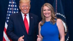 Jenna Ellis and Donald Trump