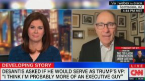 Erin Burnett and David Axelrod