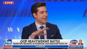 Jesse Watters address Trump and DeSantis feud