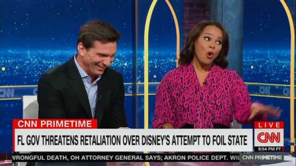 CNN Hosts Laugh Out Loud At DeSantis Disney Threat
