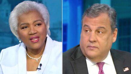 Chris Christie Tells Donna Brazile to Calm Down on Abortion