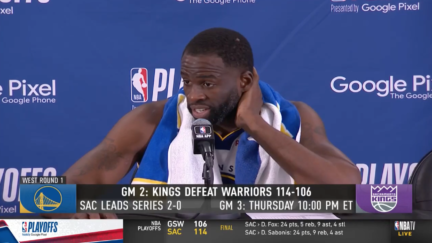 Draymond Green discussing Game 2 ejection