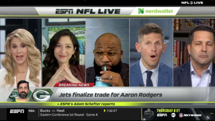NFL Live reacting to Aaron Rodgers trade