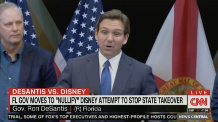 Ron DeSantis threatening Disney