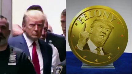 WATCH Trump Penis Explicitly Mocked On Network Television In Outrageous 'Indictment Coin' Parody Ad split