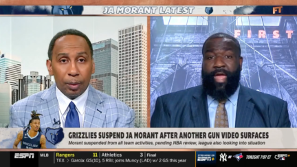 Stephen A. Smith and Kendrick Perkins discuss Ja Morant on First Take