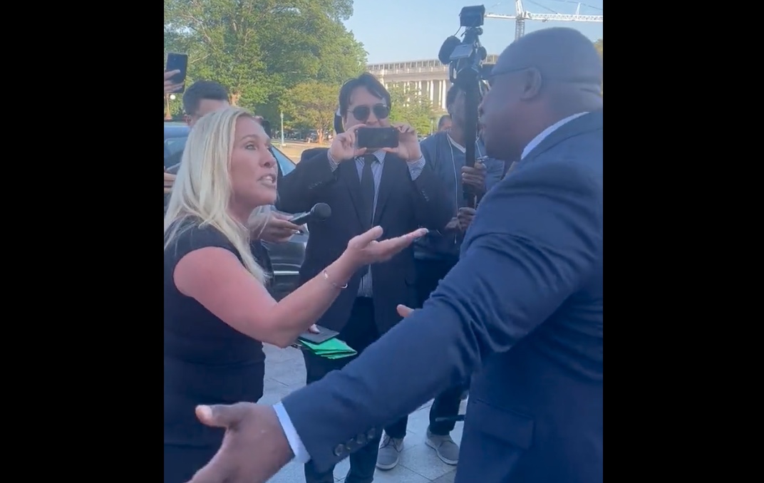 ‘She Ain’t Worth It’: AOC Intervenes to Stop Jamaal Bowman from Throwing Down with Marjorie Taylor Greene
