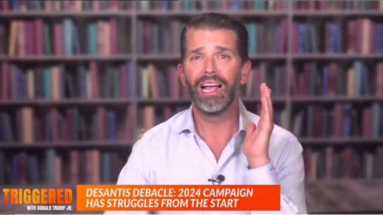 Don Jr. Suffers Awkward Gaffe During Podcast Rant on DeSantis: ‘Trump Has the Personality of a Mortician’