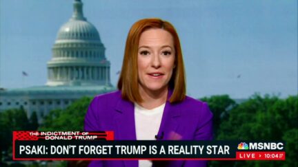 MSNBC's Psaki Roasts Trump Because Nobody Showed Up To Riot Over His Arrest 'Issue With His Political Power'