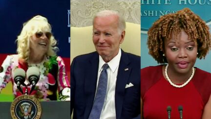 Reporters Fire At Biden and Jean-Pierre Over Jill Biden Comment As Trump Is Arrested and Arraigned 'Was She Mistaken'