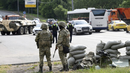 'ARMED REBELLION': Stunning Footage Shows Russian City Attacked By ...