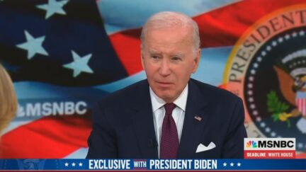 Joe Biden on MSNBC