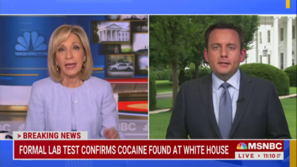 1 'This Is So Wild!' MSNBC's Andrea Mitchell Stunned As She Breaks News That White House Cocaine Has Been Confirmed As Cocaine