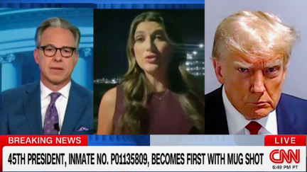 1 CNN Reporter Tells Jake Tapper Trump Team Gamed Out Mugshot Pose To Look 'Defiant'