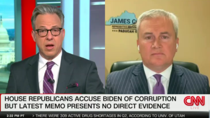 CNN's Jake Tapper Confronts James Comer Over Lack of Proof Against Joe Biden