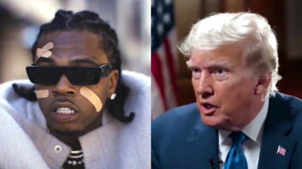 Gunna Donald Trump split image