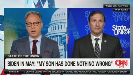 Jake Tapper Confronts Dem Rep on Biden's 'Major Lapse of Judgment'