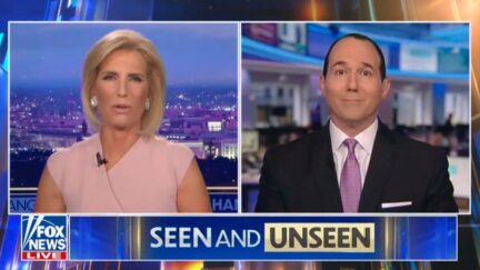 Laura Ingraham and Raymond Arroyo