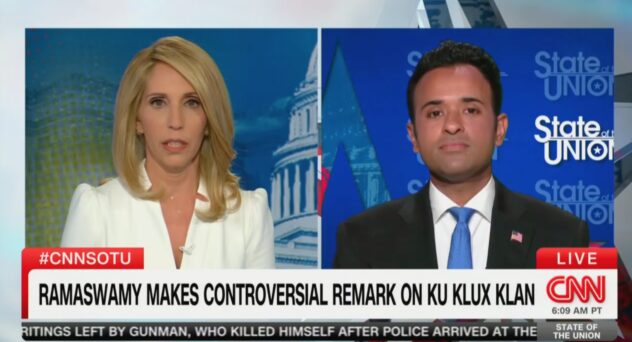 ‘They Lynched People!’ Watch CNN’s Dana Bash Take Prez-Wannabe Vivek Ramaswamy to the Woodshed Over Calling Black Lawmaker the ‘Modern KKK’ in Fiery Interview (mediaite.com)