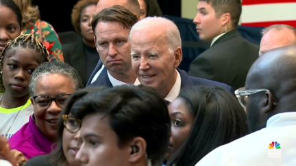 Hot Mic Catches Reporters Peppering Biden With Hunter Indictment Questions As He Talks To Voters After Speech