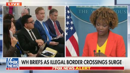 Karine Jean Pierre Shuts Down Peter Doocy at Briefing