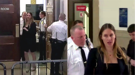 Woman Arrested Trying To Approach Trump During Fraud Trial — Yelled To Trump She Wanted to Help Him
