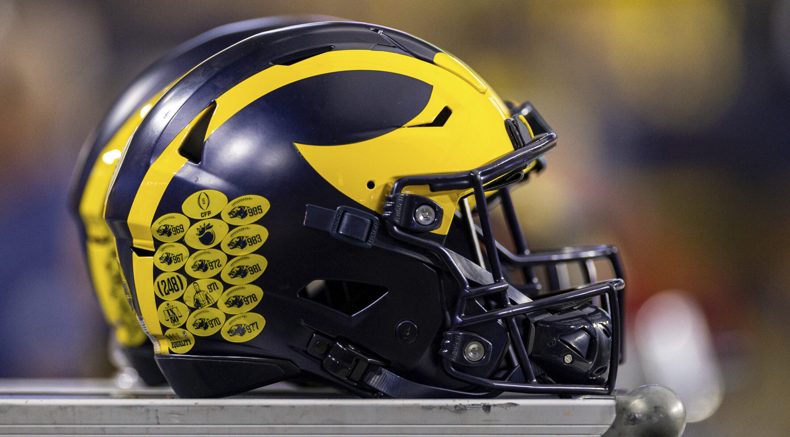 University of Michigan football helmet