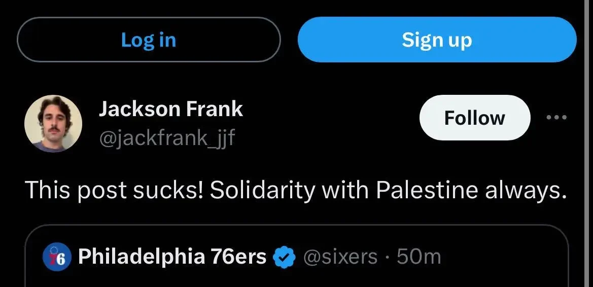 PhillyVoice Writer Fired After Calling Out 76ers for Pro-Israel Tweet