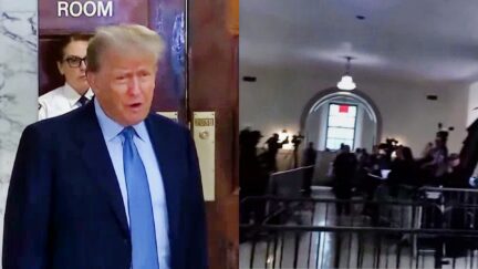 Reporter Roasts Trump On Hot Mic Seconds After Remarks Outside Fraud Trial Court