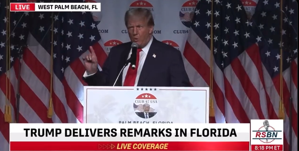 Donald Trump in West Palm Beach