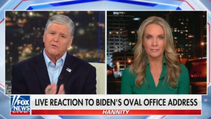 Sean Hannity and Dana Perino