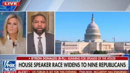 Martha MacCallum and Byron Donalds