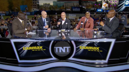Charles Barkley asks NBA Commissioner Adam Silver about domestic violence incidents plaguing the league