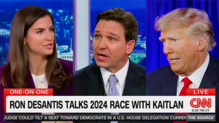 'Thoroughly Spanked!' Trump Destroys DeSantis Over CNN Grilling By Kaitlan Collins — But In Weirdly Kinky Fashion
