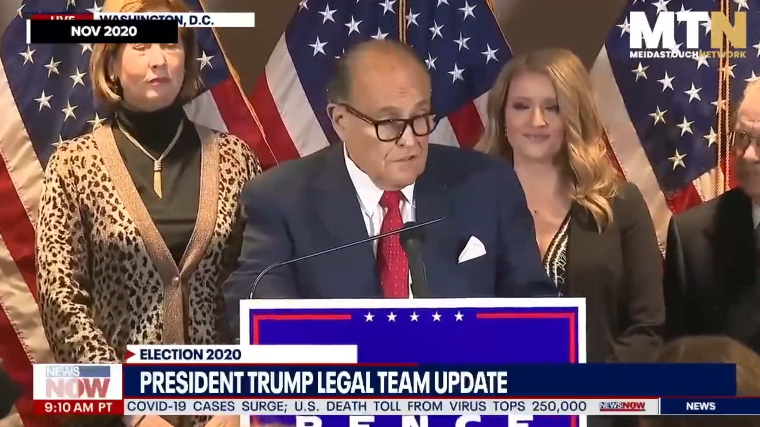 Trump’s Denial That Sidney Powell Was Never His Lawyer Prompts Internet Sleuths to Post Clip of Giuliani Calling Her Exactly That