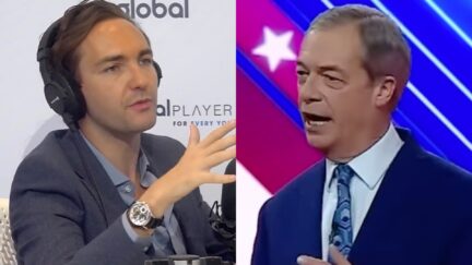 Lewis Goodall and Nigel Farage