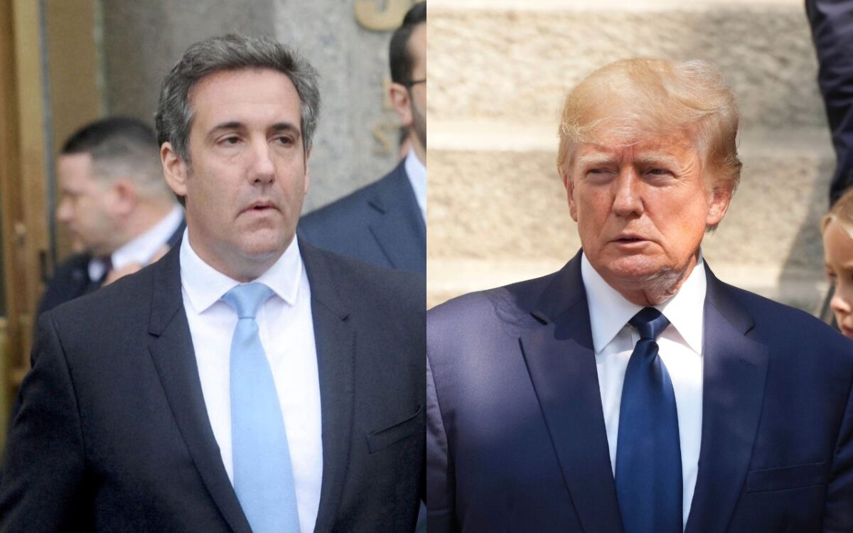 Michael Cohen and Donald Trump