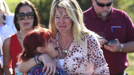 Scenes from a school shooting