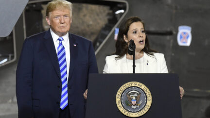 Elise Stefanik and Donald Trump