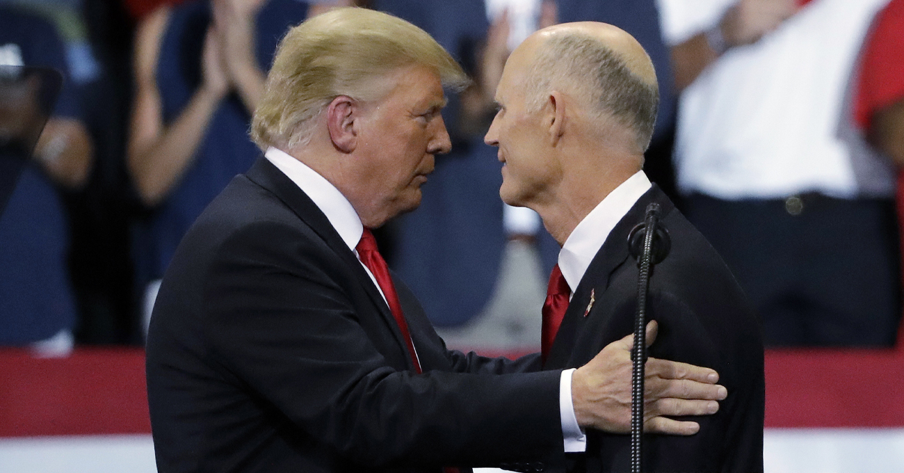 GOP Sen. Rick Scott Rips Trump Rally Comic for Puerto Rican ‘Garbage’ Joke: ‘It’s Not Funny and It’s Not True’