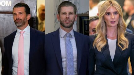 Donald Trump Jr., Eric Trump, and Ivanka Trump