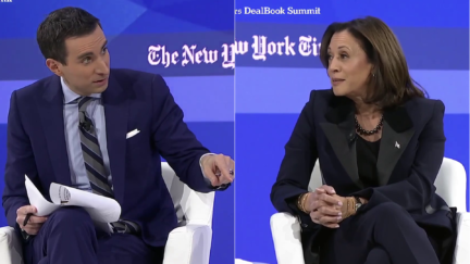 VP Pushes Back When Sorkin Asks 'Is A Vote For Biden A Vote For President Kamala Harris'