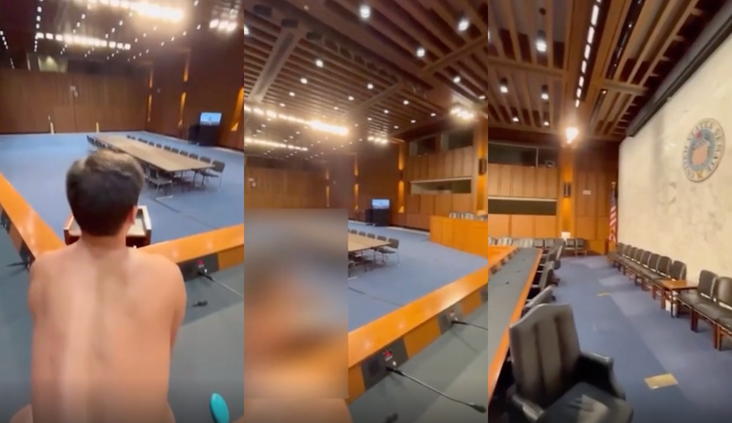 Senate room sex video