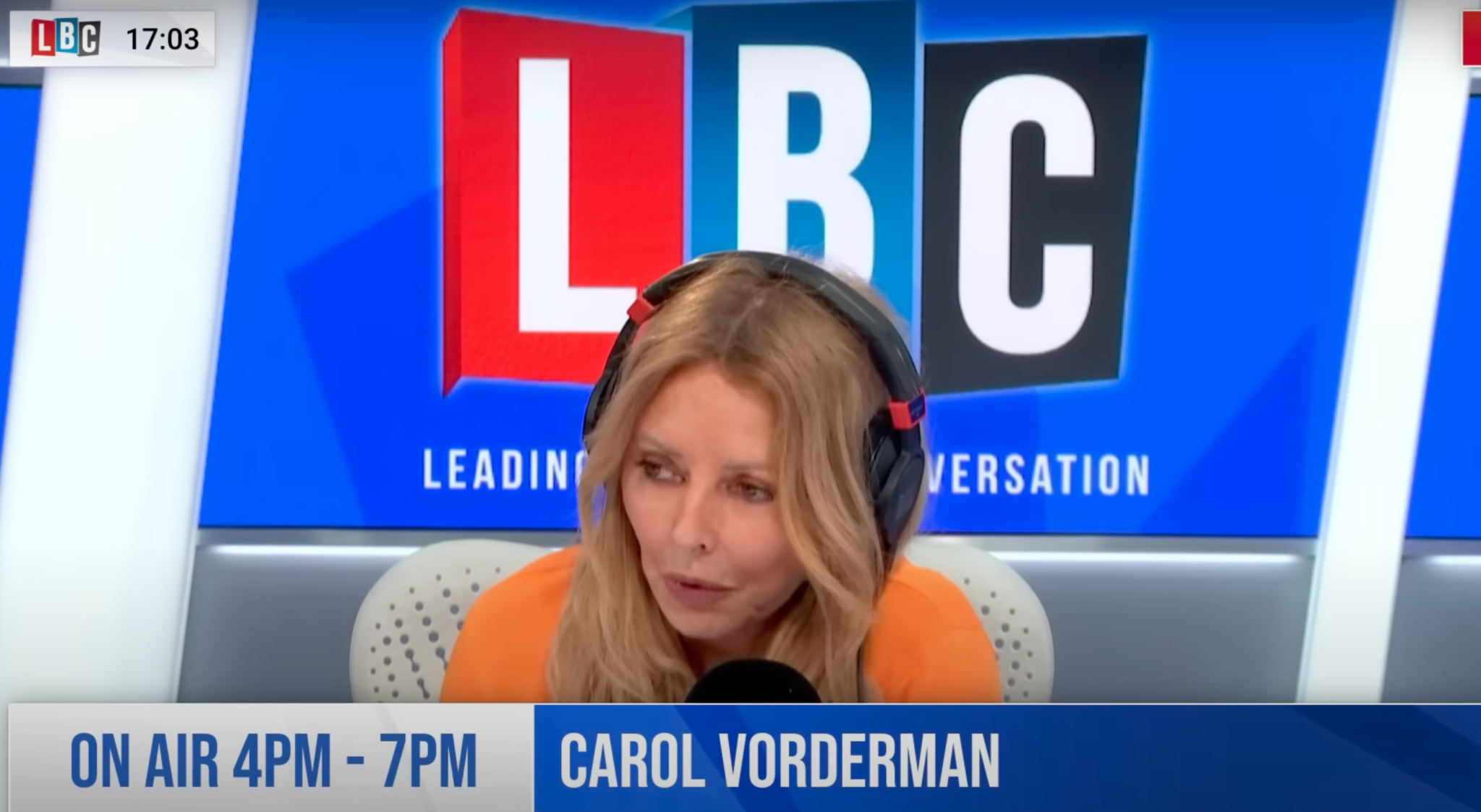 Carol Vorderman Joins LBC To Host Sunday Show