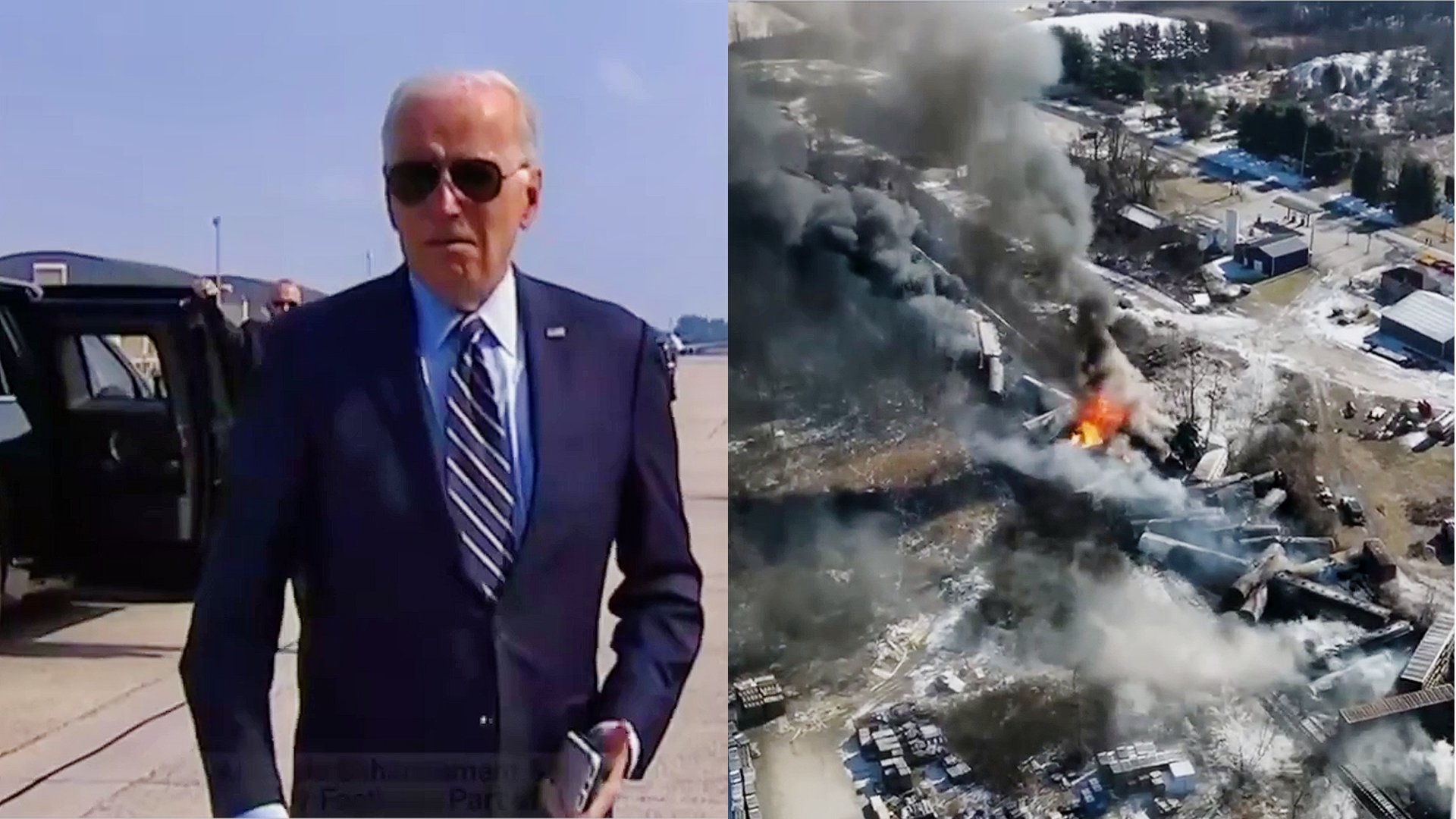 Biden To Visit East Palestine — Site Of Ohio Train Disaster 0035