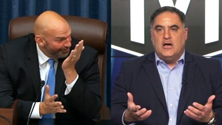 John Fetterman and Cenk Uygur