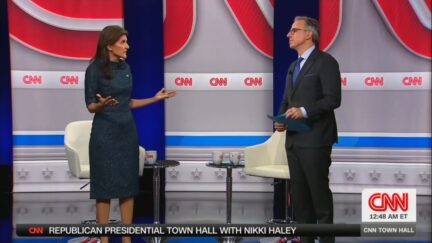 Nikki Haley and Jake Tapper