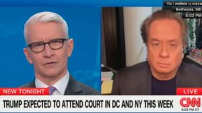 Anderson Cooper and George Conway